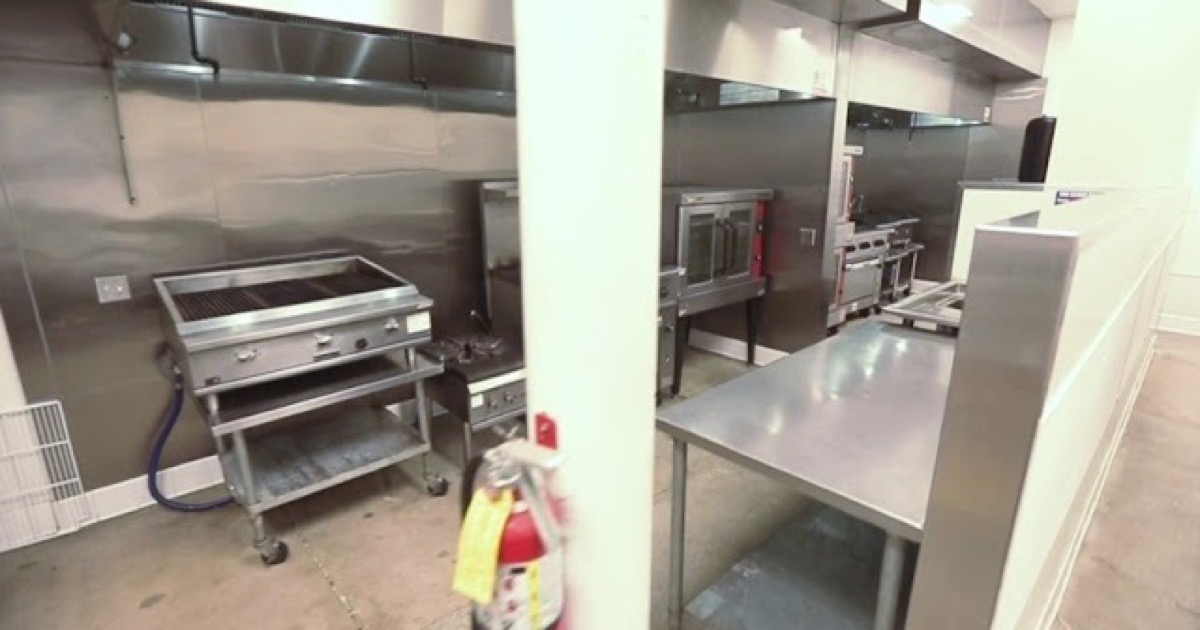 Commercial kitchen at The Kitchen Terminal in Redondo Beach, California.