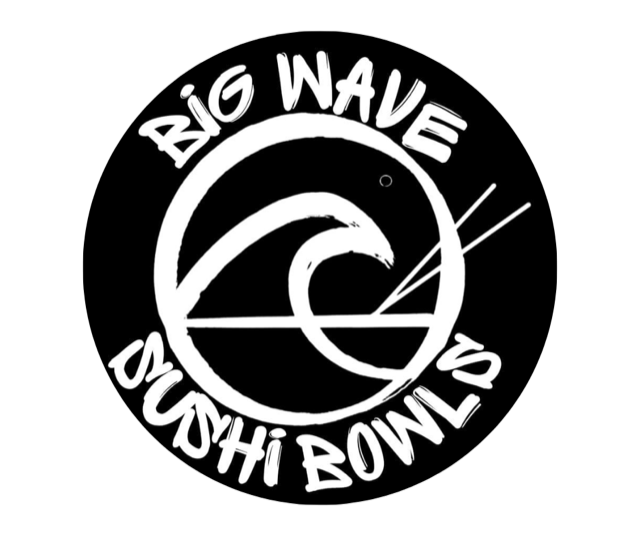 Big Wave Sushi Bowls logo.